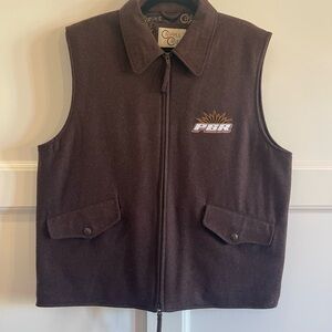PBR Men's Dark Brown Vest